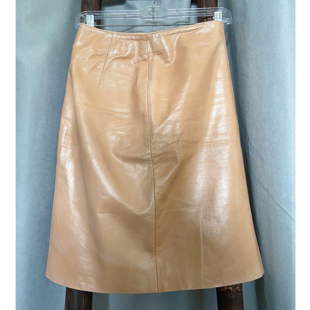 Vaunt Tan Pencil Skirt